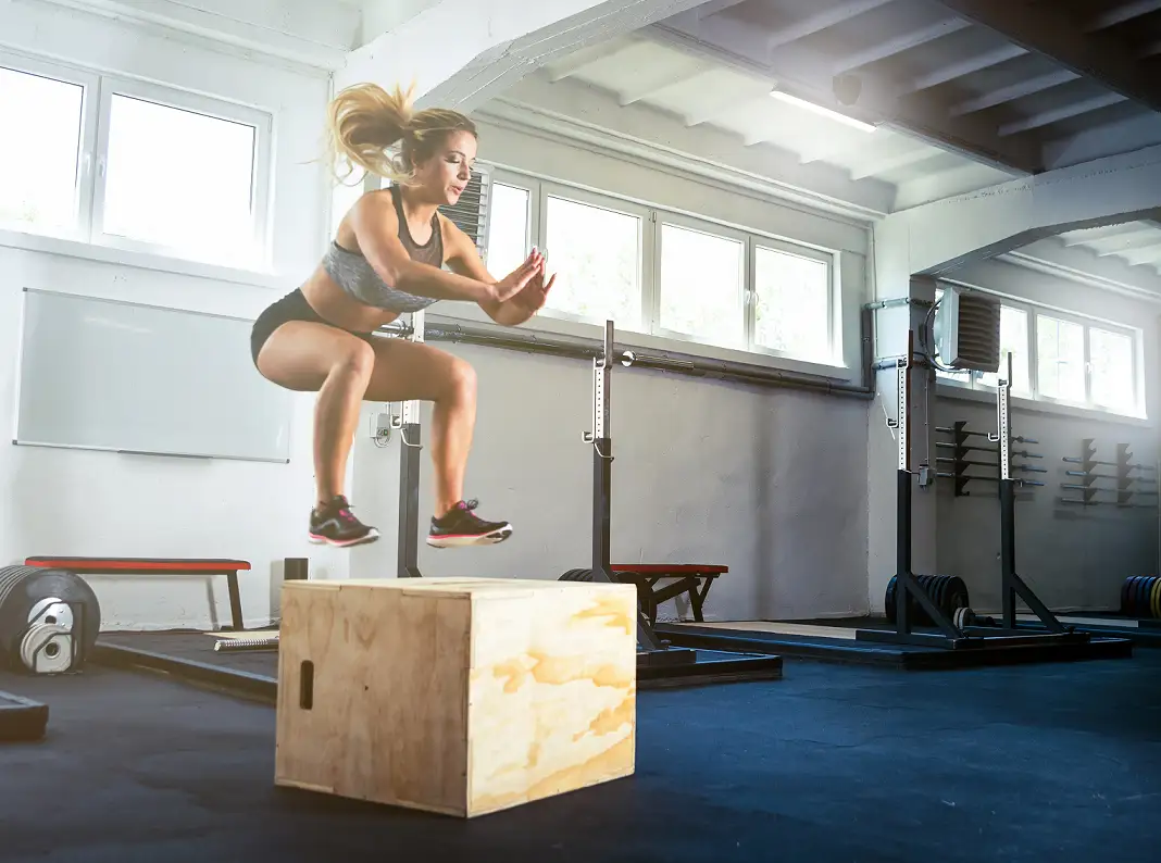 różnorodny sprzęt crossfit box