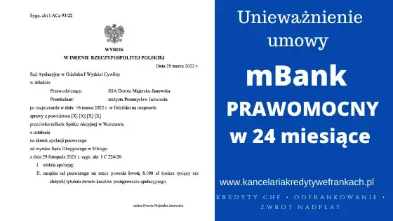 wyrok sądu frankowicze