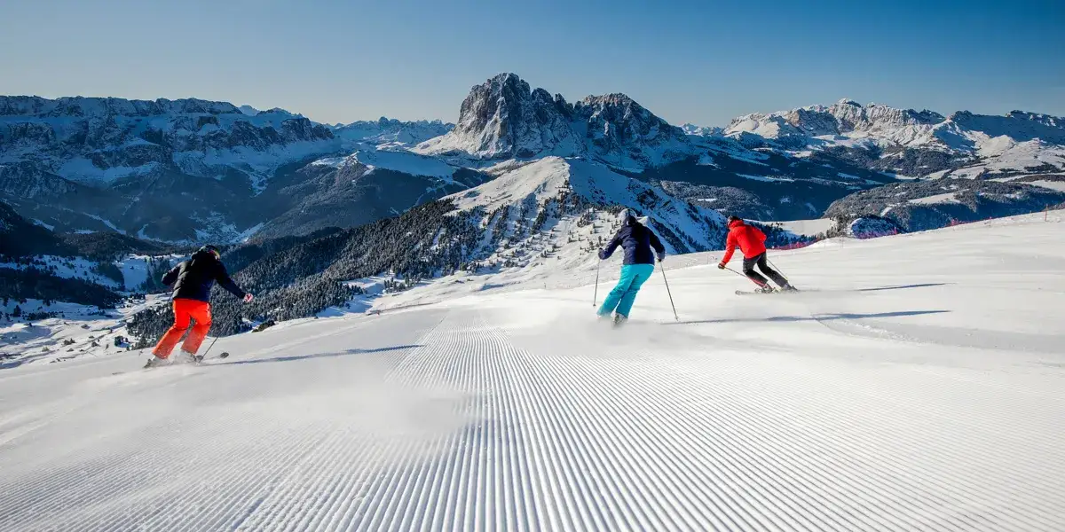 Dolomity Superski panoramiczne widoki trasy narciarskie