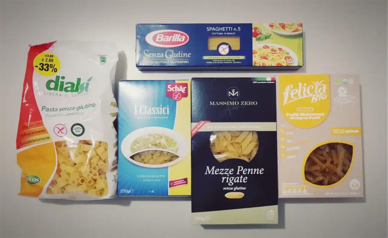 confronto marche pasta senza glutine