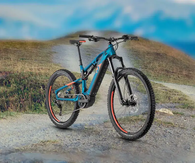 Rower elektryczny e-bike góry Izerskie