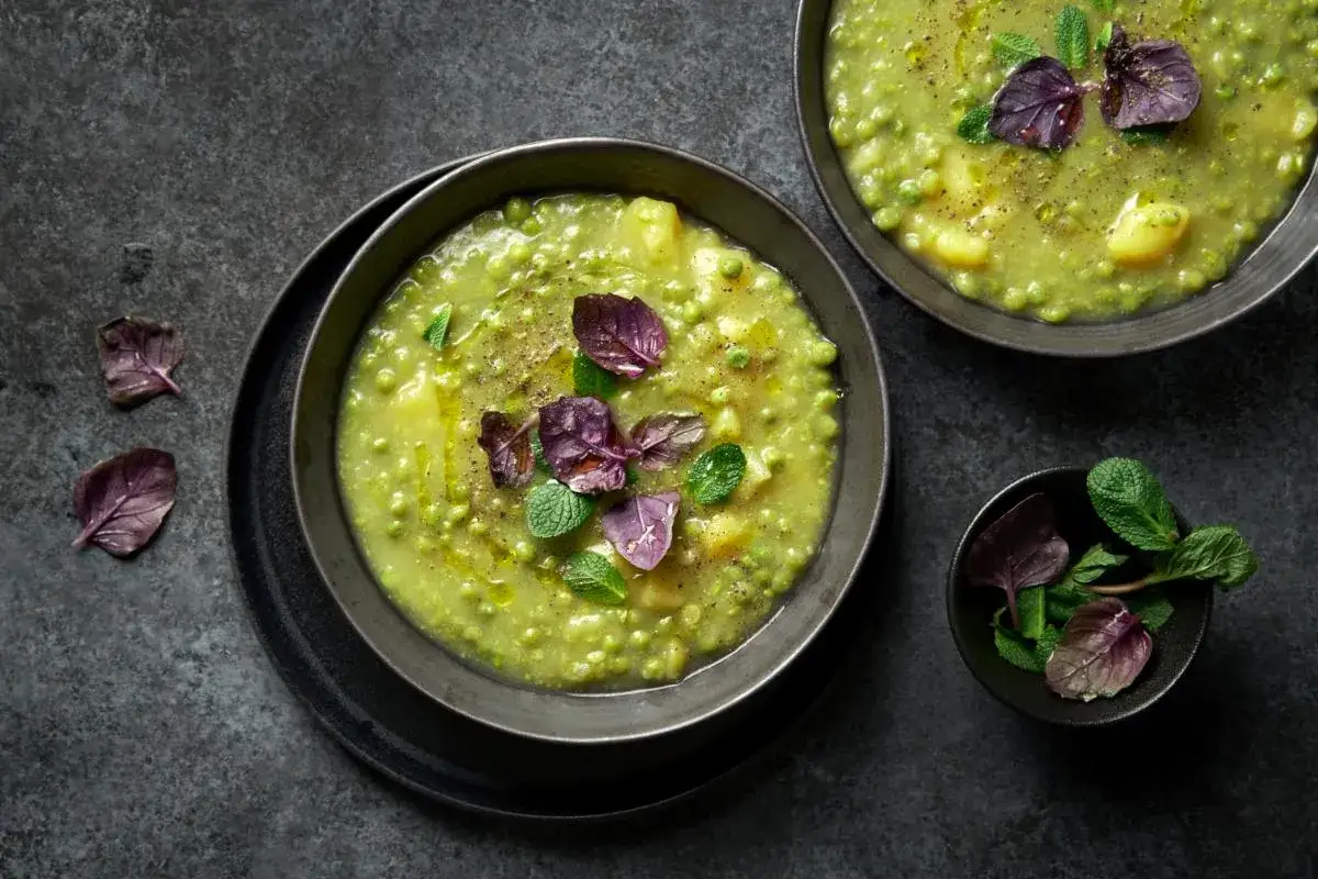 minestra di piselli ingredienti