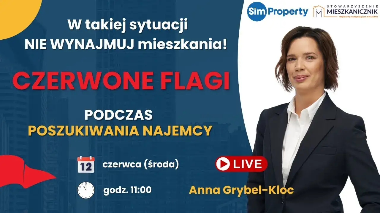 ogłoszenie wynajmu mieszkania pułapki czerwone flagi