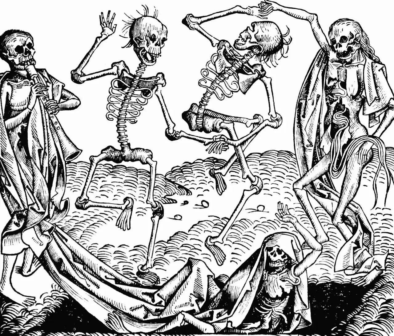 Danse macabre średniowiecze