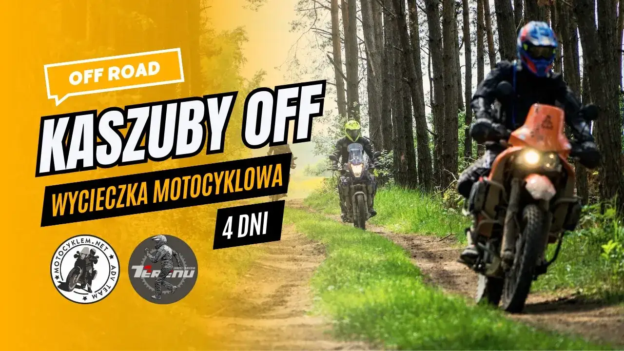 Motocykl adventure Kaszuby szutry off-road