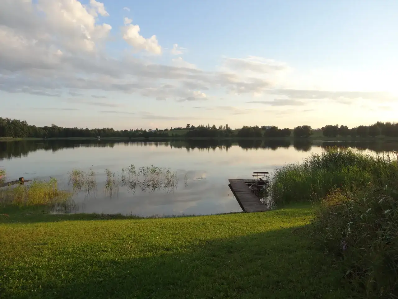 Jezioro Białe Wigierskie widok