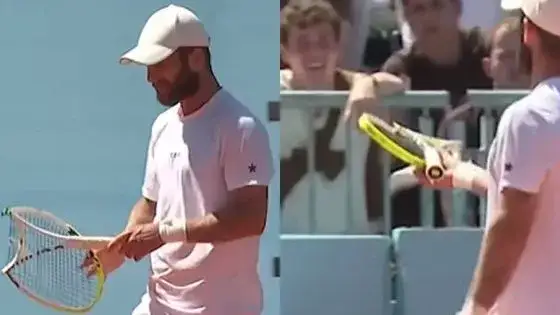 Tenisista z kontuzją na korcie