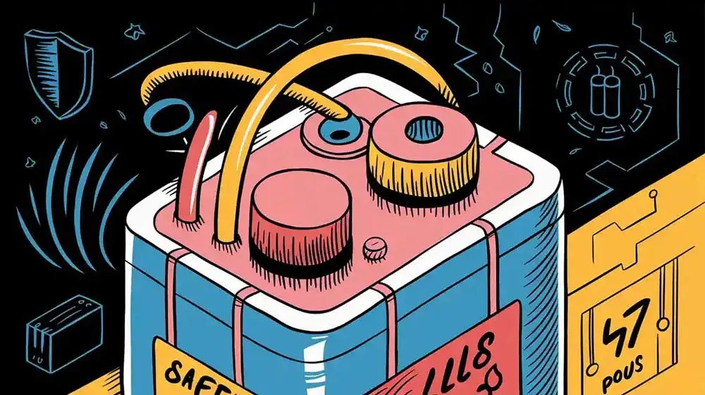 bezpieczne ładowanie akumulatora sprzęt ochronny wentylacja