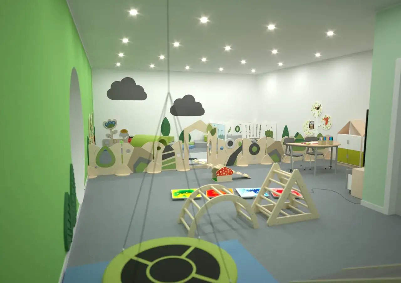 terapia integracji sensorycznej sala z dzieckiem