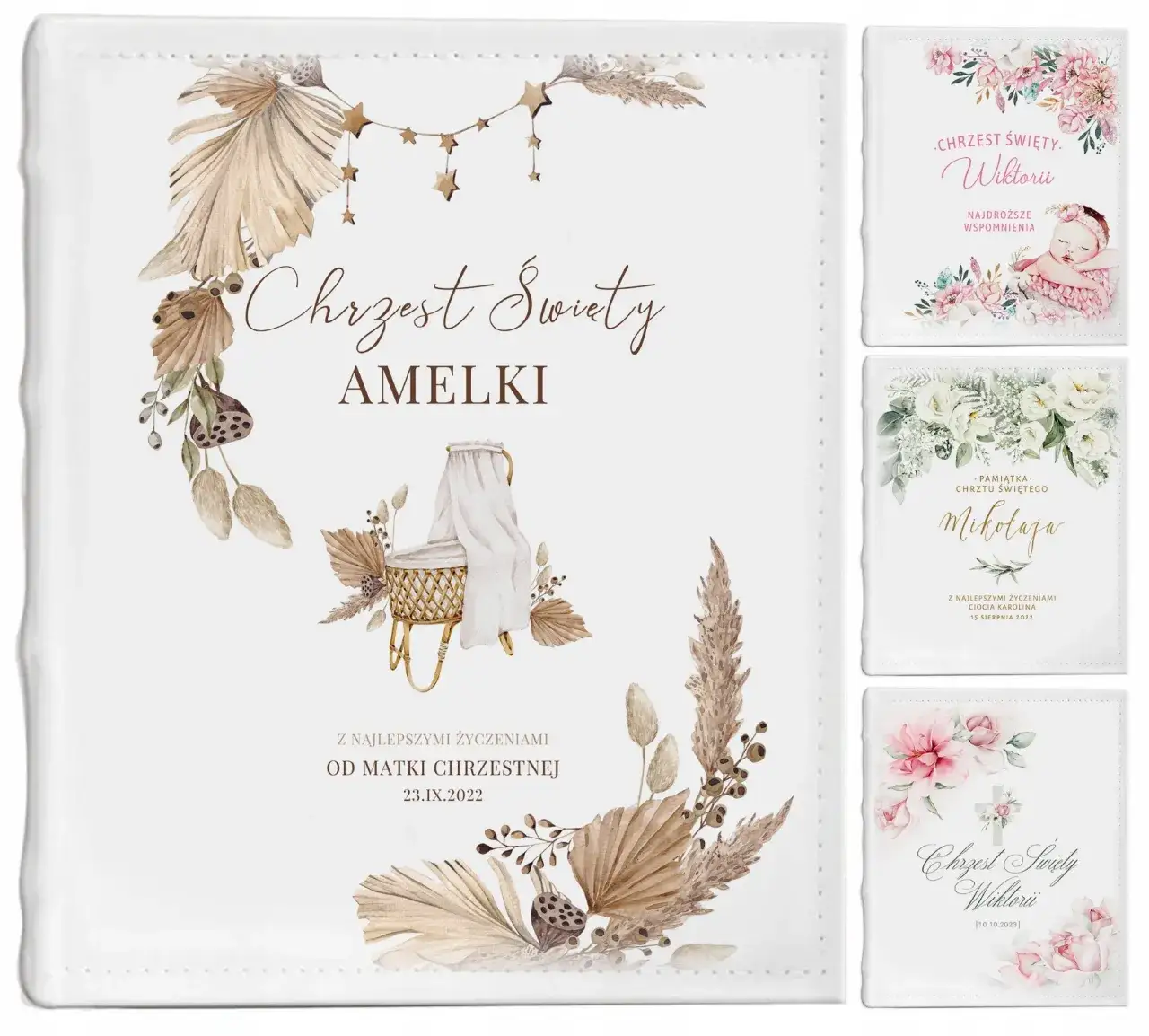 album ze zdjęciami z chrztu