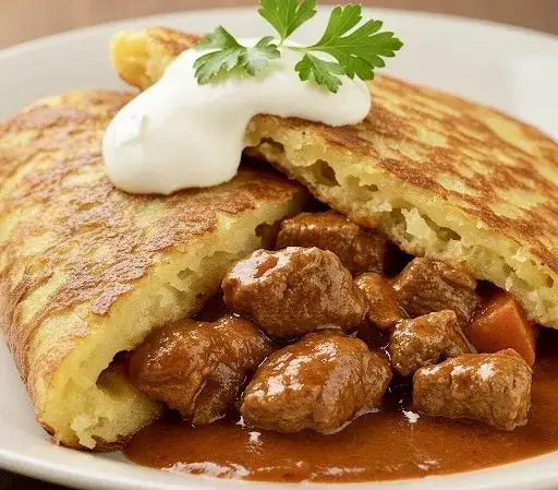 Kwaśnica placki po zb&oacute;jnicku Zawoja