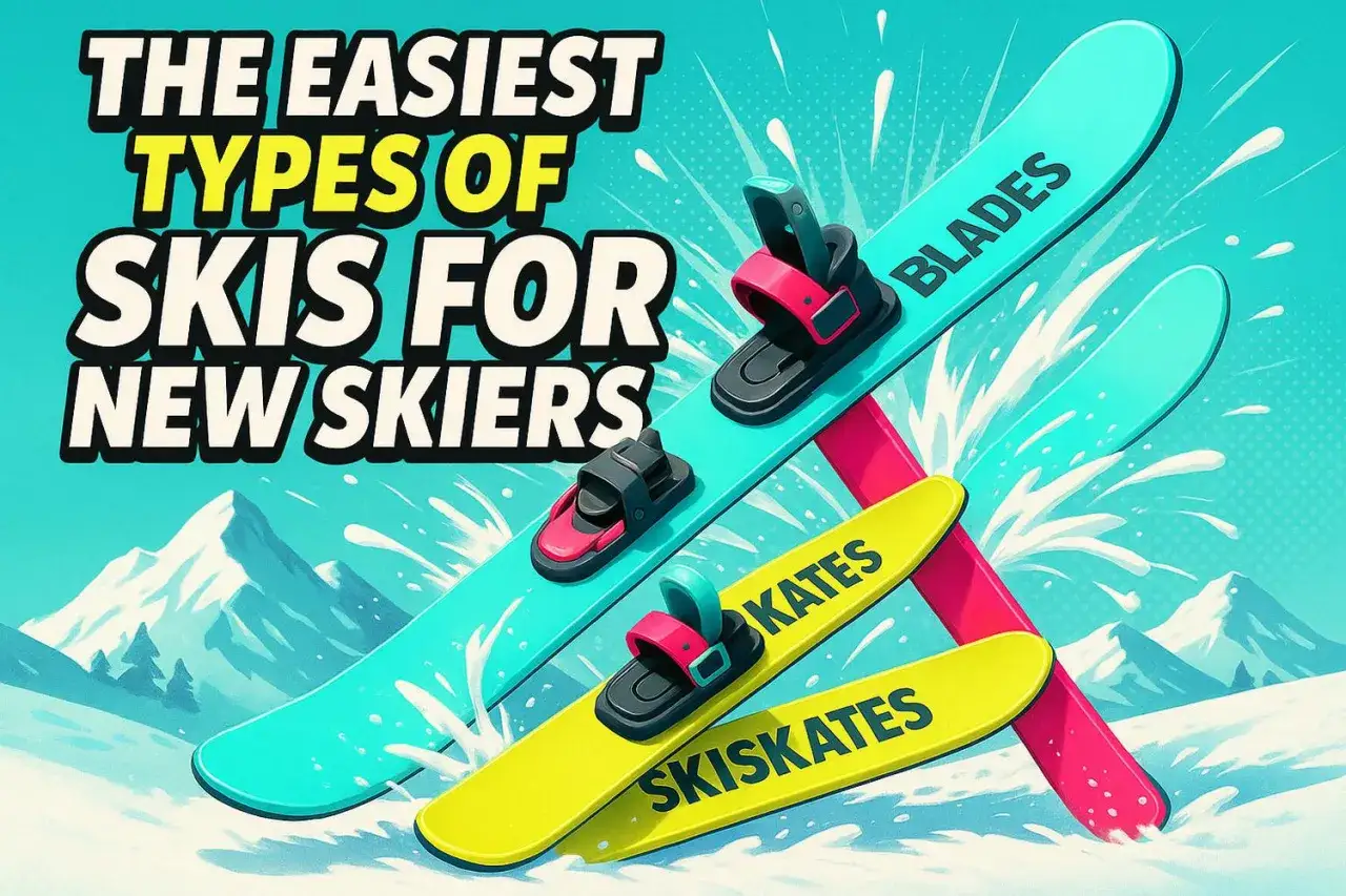 Jakie narty dla początkujących? Na obrazie widać narty typu 