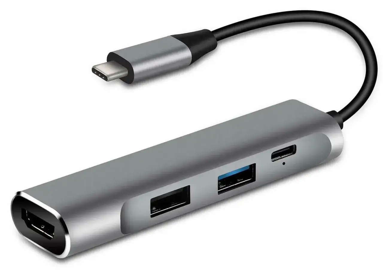 splitter hdmi vs hub usb-c grafika