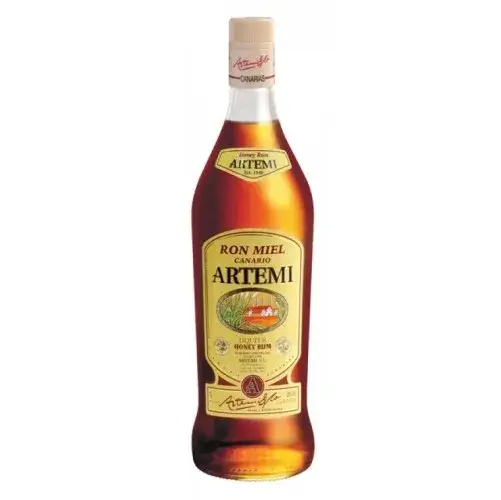 ron miel teneryfa butelka