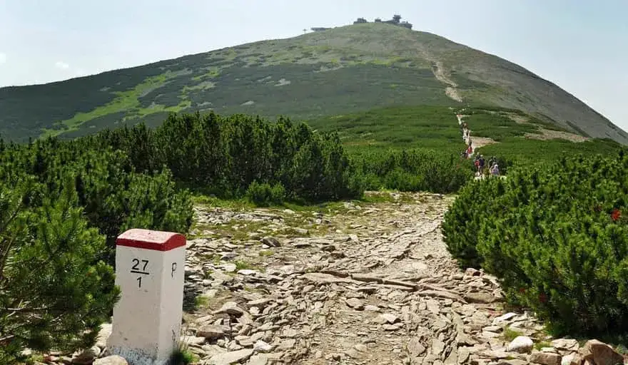 Czarny szlak na Śnieżkę z Karpacza