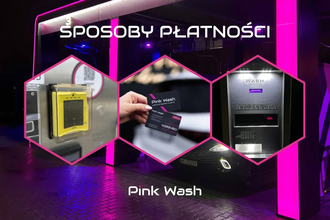 różne metody płatności myjnia bezdotykowa