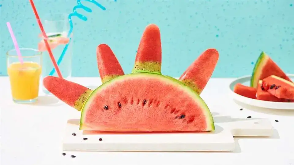 Lody arbuzowe na patyku dla dzieci