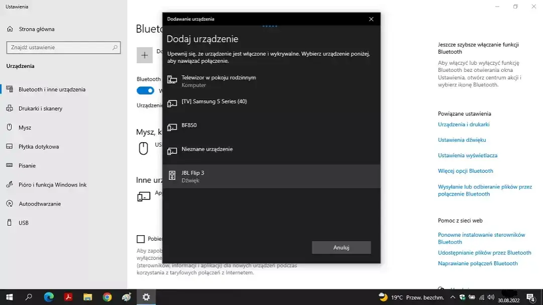 Zdjęcie Jak podłączyć dwa głośniki bluetooth do laptopa bez problemów