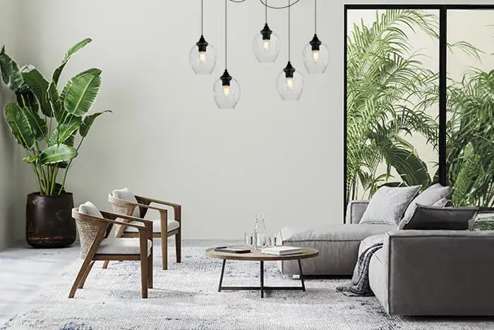 Zdjęcie Idealna wysokość lampy w salonie. Uniknij najczęstszych błędów!