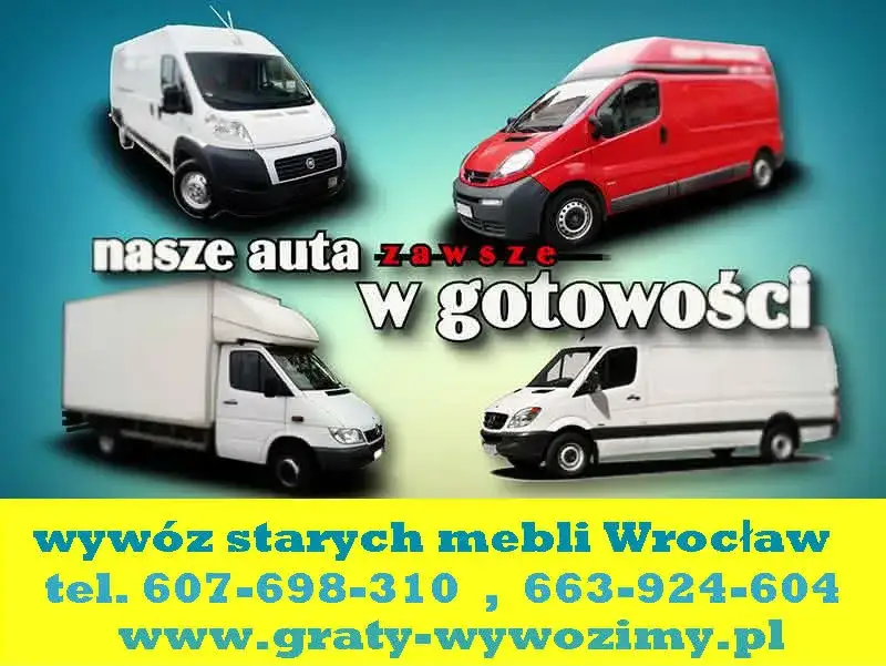 Zdjęcie Ile kosztuje wywóz starych mebli we Wrocławiu? Sprawdź ceny i usługi