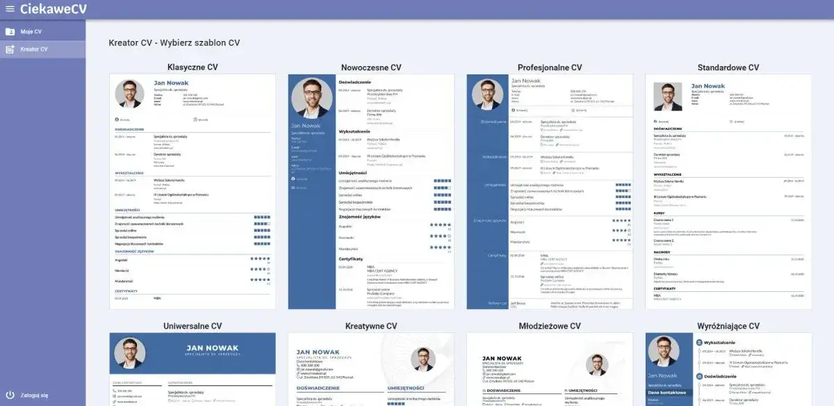aplikacje do tworzenia cv na telefonie por&oacute;wnanie