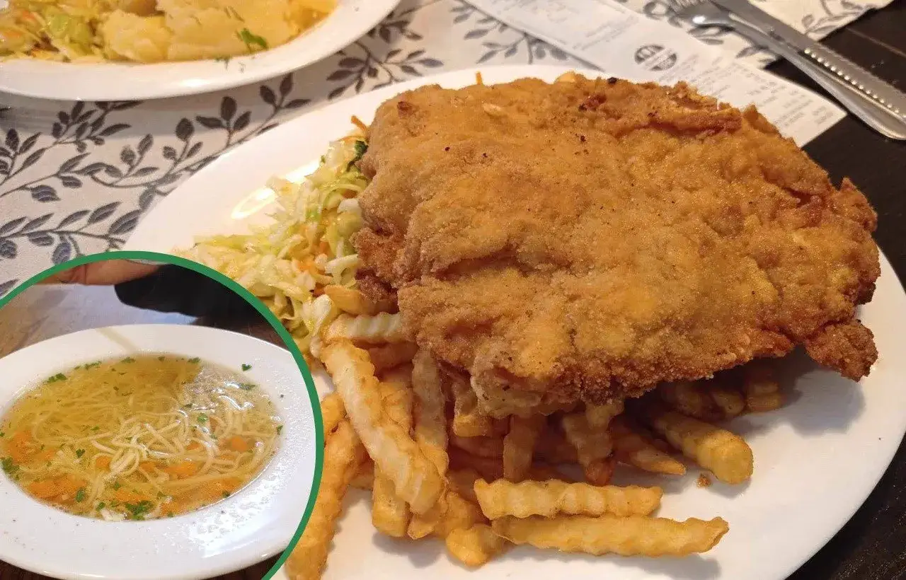 Tradycyjny polski obiad w restauracji