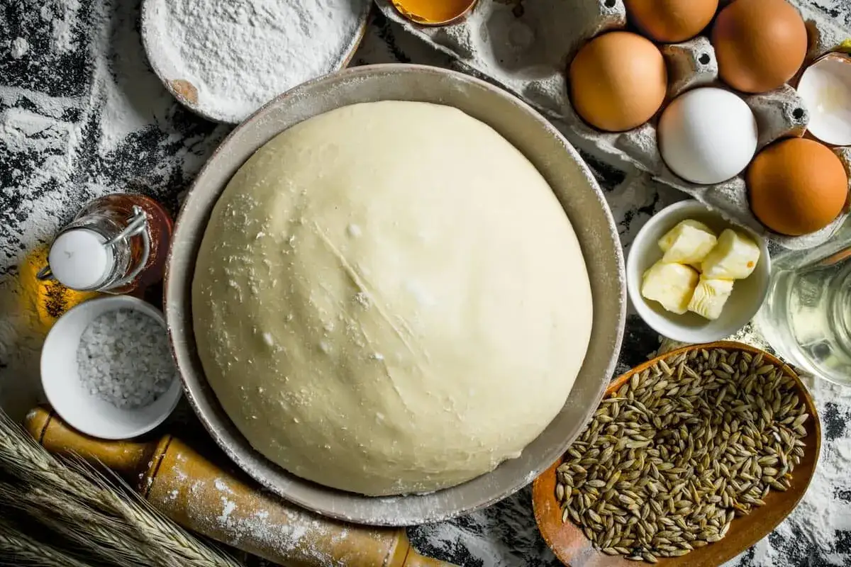 Porcjowanie ciasta drożdżowego