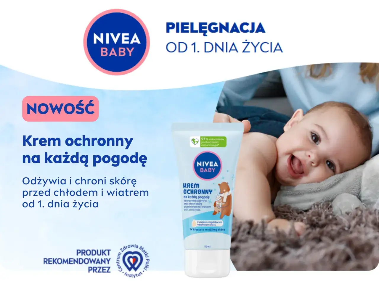 Produkty Nivea Naturally Good i dla dzieci