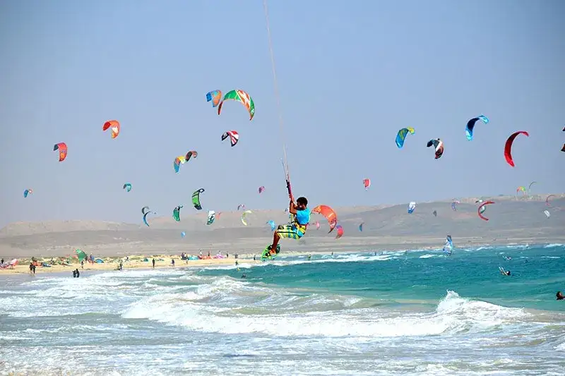 kitesurfing wyspy zielonego przylądka