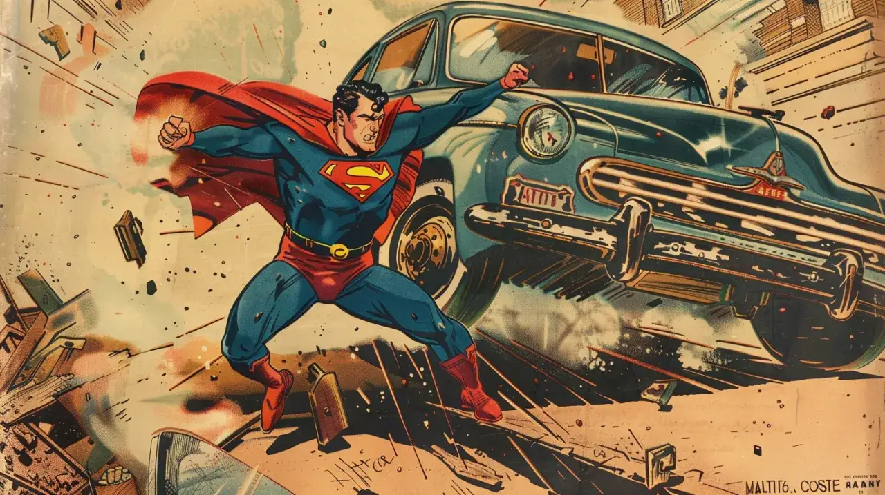 Zdjęcie Historia komiksu Action Comics - wpływ na świat superbohaterów.