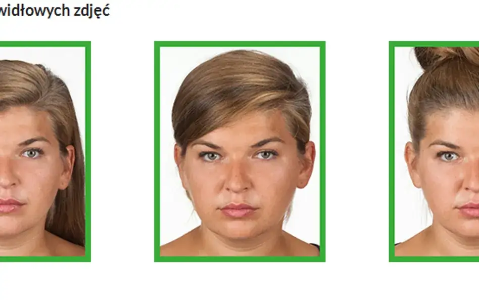 Por&oacute;wnanie zdjęć do dowodu i paszportu