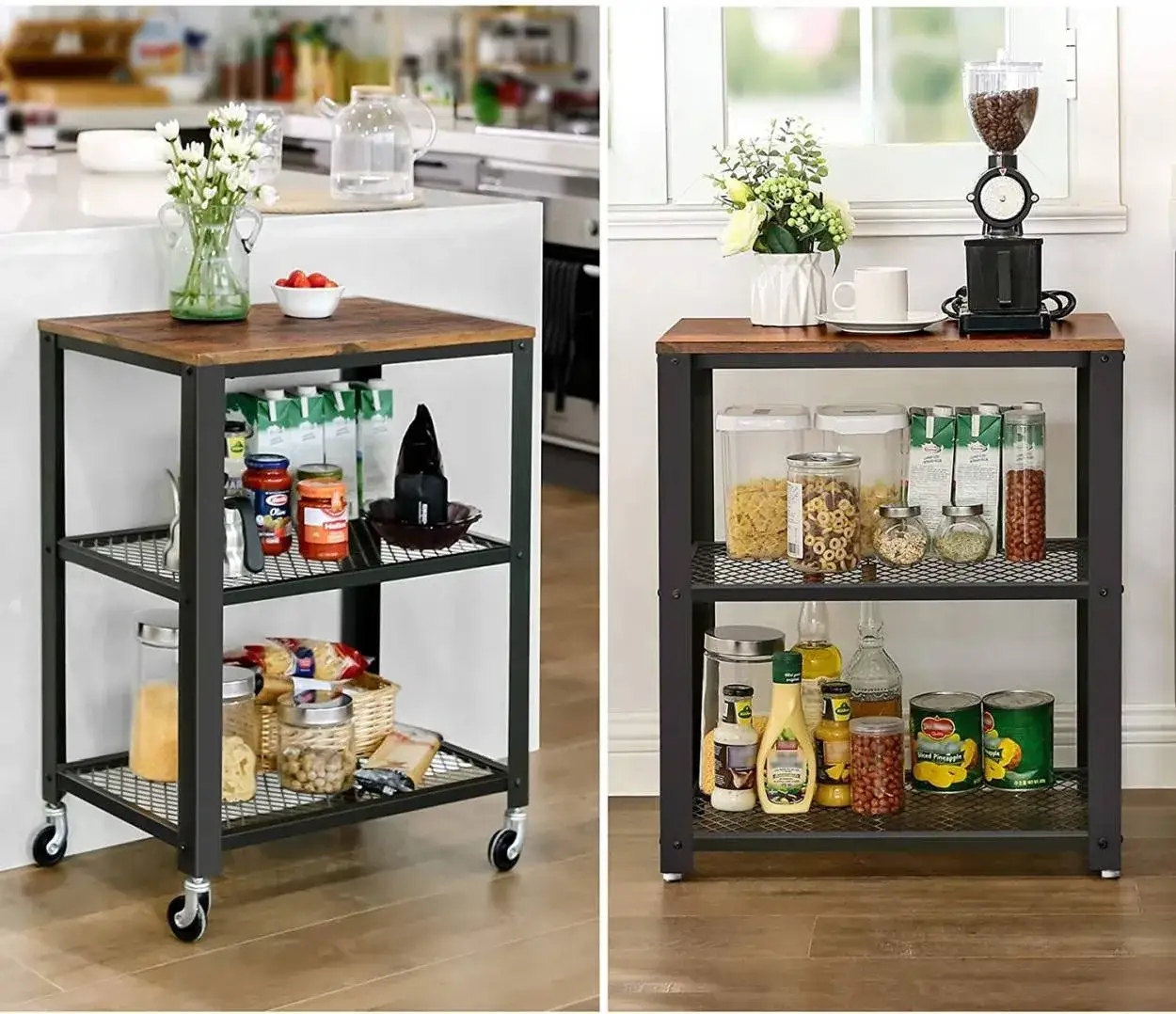 Inspiracje p&oacute;łki na napoje industrialne minimalistyczne mobilne