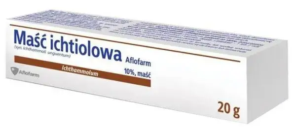 Maść ichtiolowa opakowanie i konsystencja