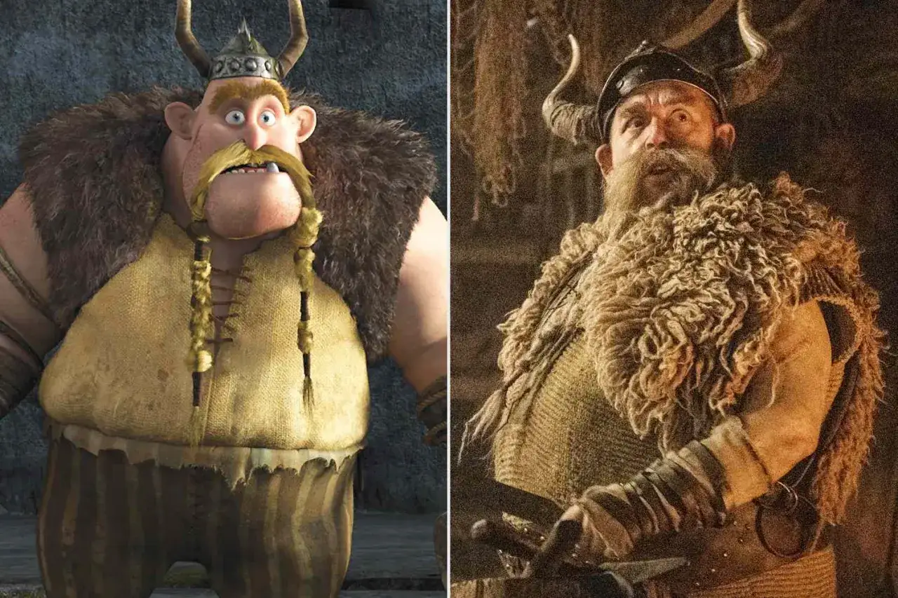 Dwa podobne wikingowie: kreskówkowy z 