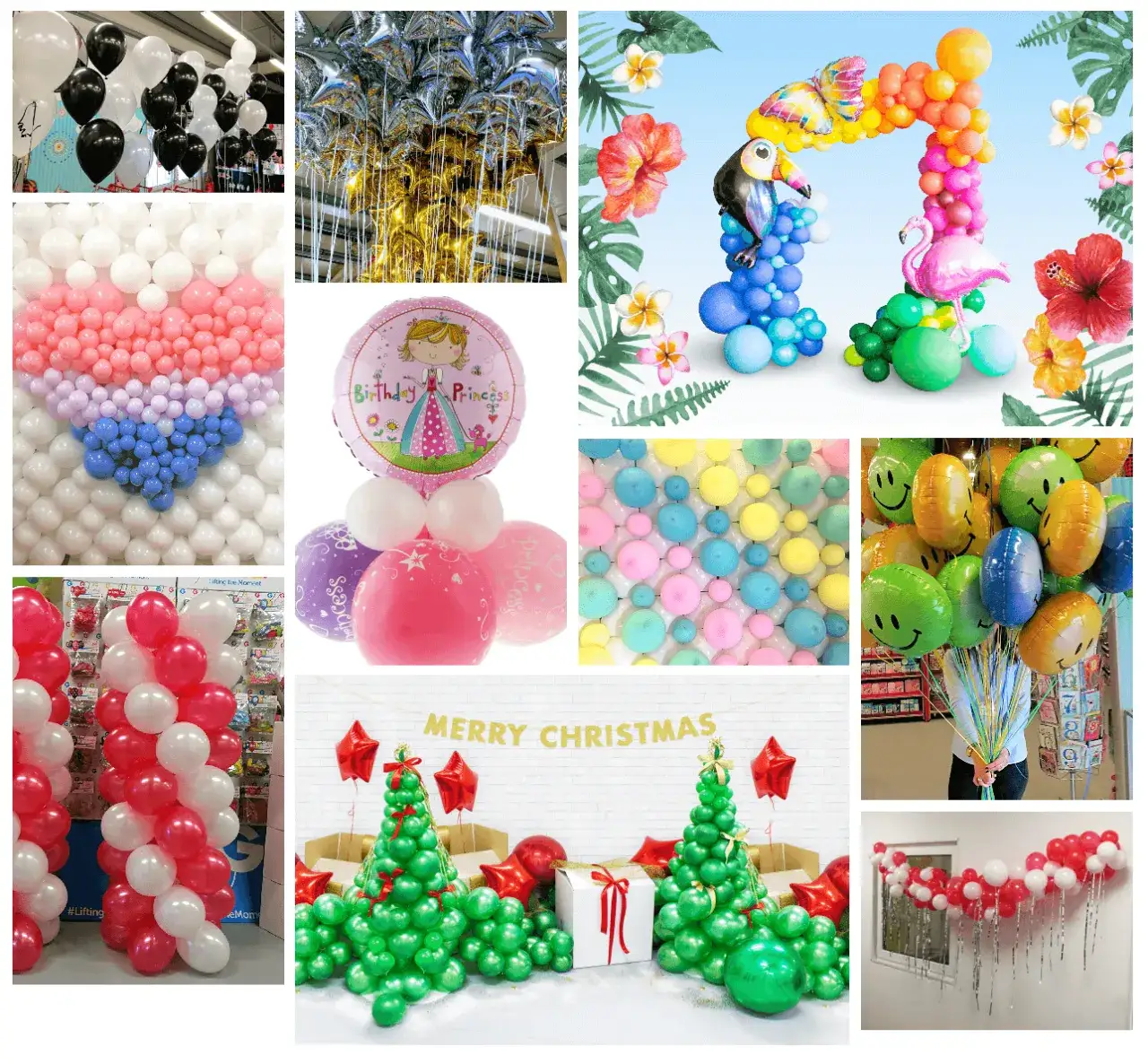 dekoracje z długich balon&oacute;w na imprezę dla dzieci