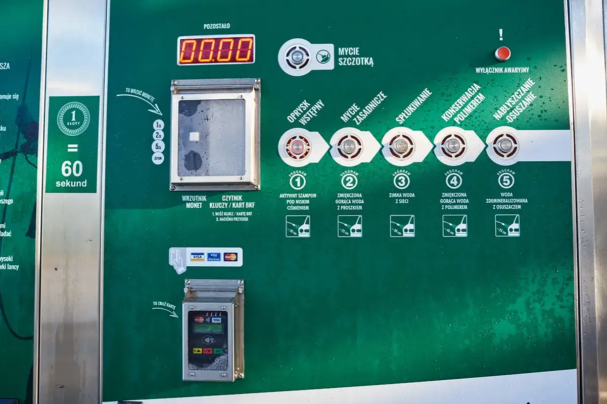 myjnia bezdotykowa BP instrukcja