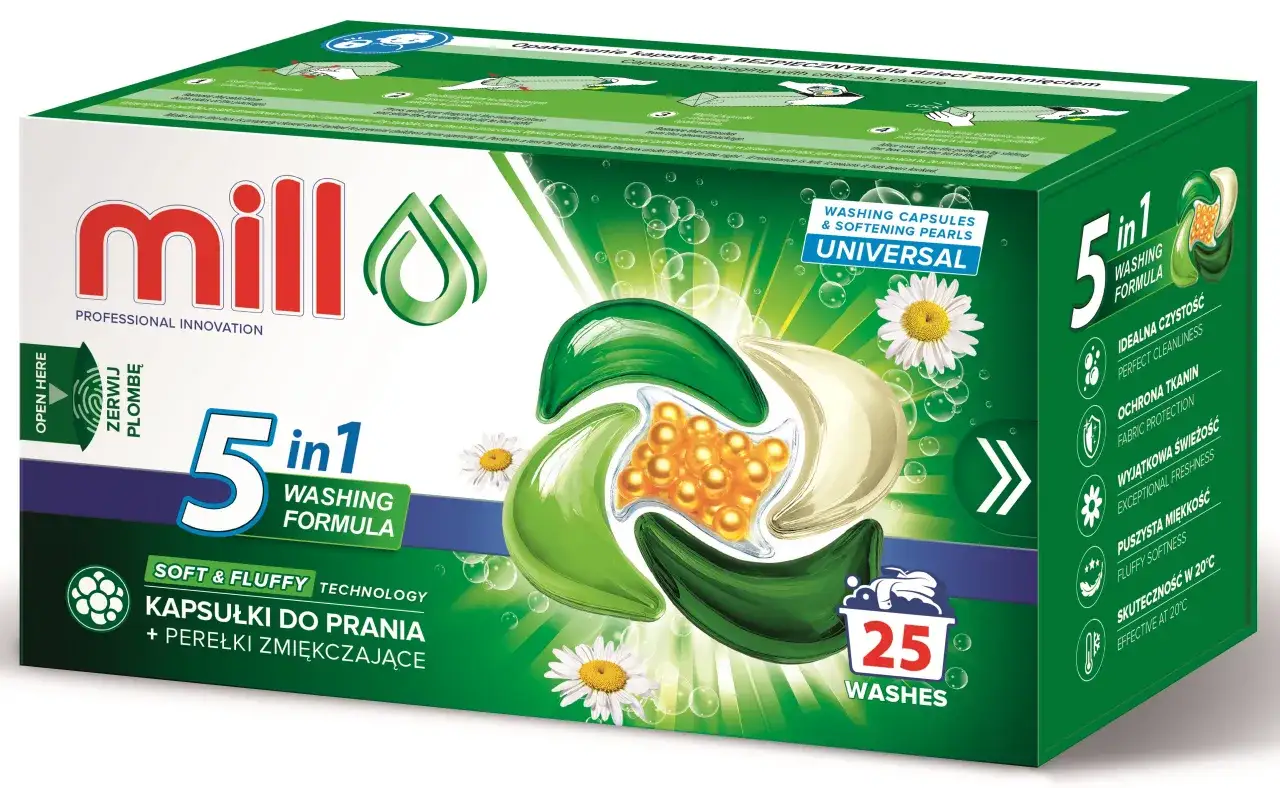 kapsułki do prania dla alergik&oacute;w dzieci czarne białe ubrania