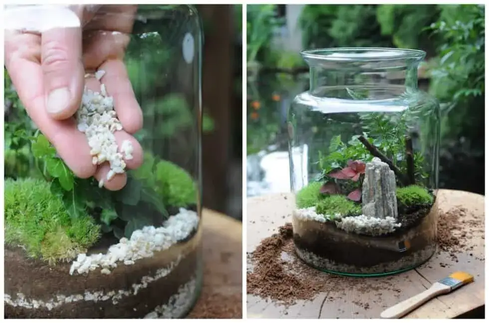 las w słoiku diy