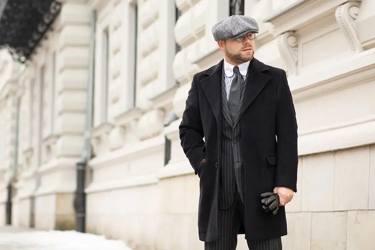 Moda męska lata 30. garnitury fedora