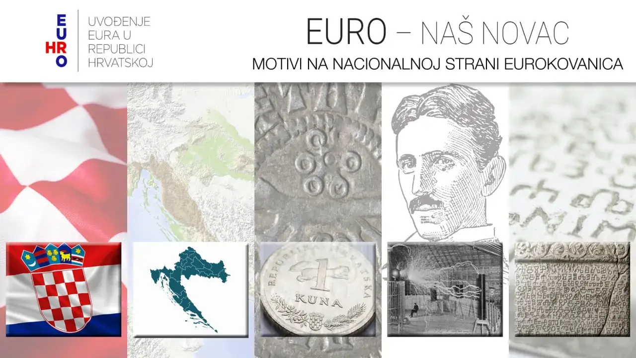 chorwackie monety euro wzory