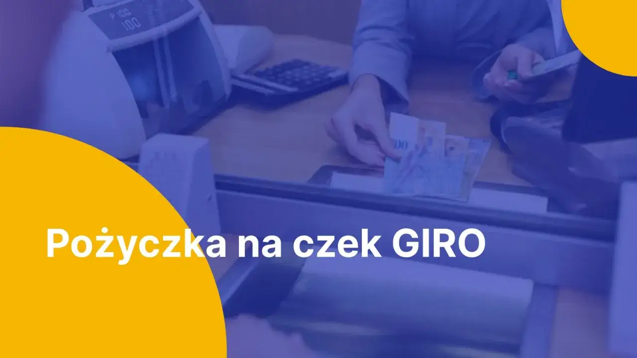 Szybka pożyczka na czek GIRO bez sprawdzania baz. Dłoń podaje banknoty przy kasie.