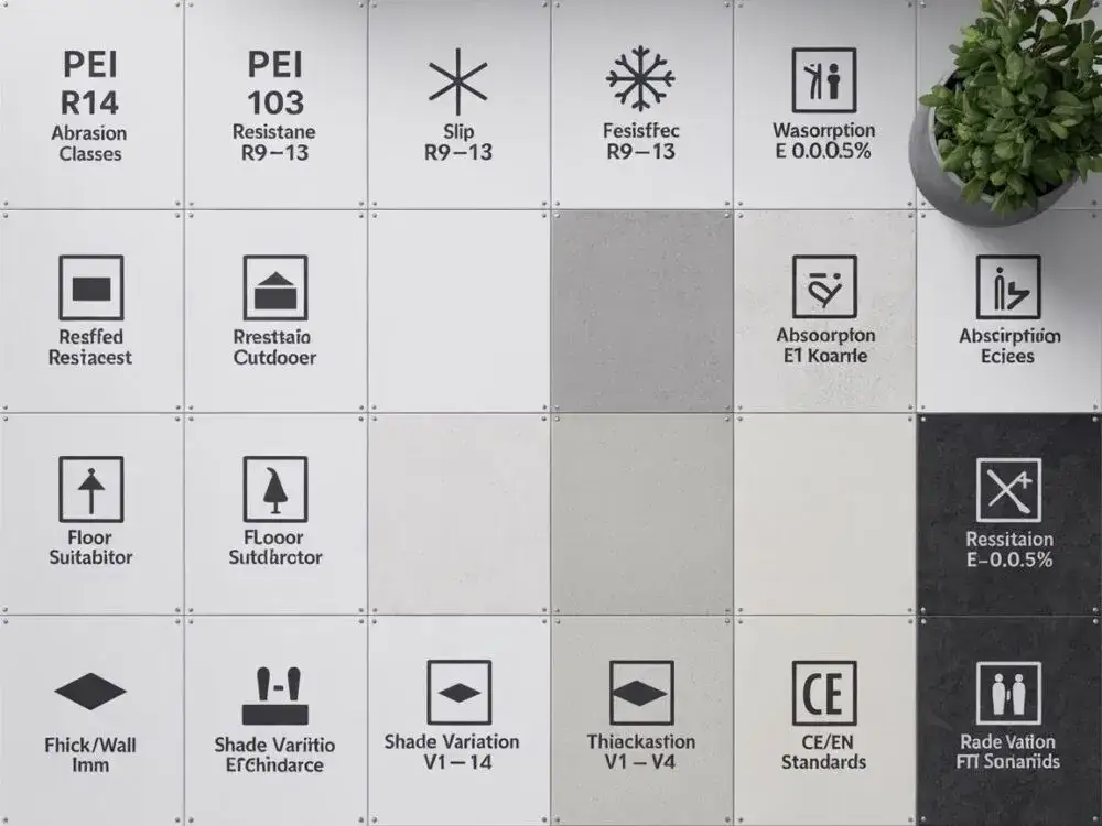 Płytki gresowe parametry techniczne PEI R