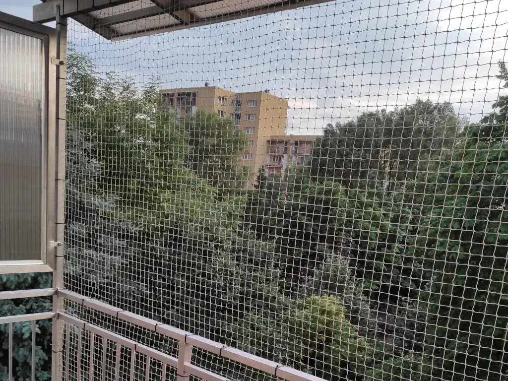 siatka na balkon wróble montaż