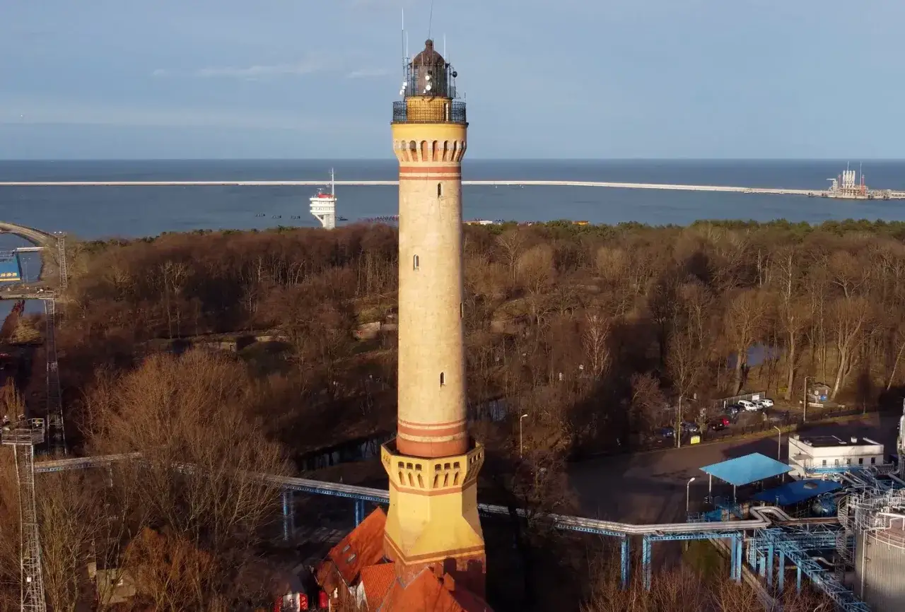Świnoujście latarnia morska fortyfikacje