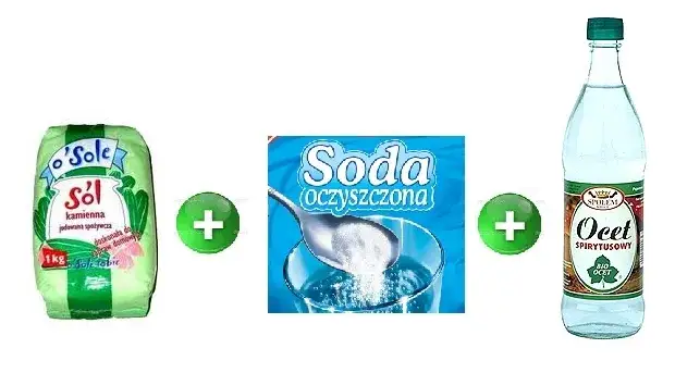 Soda oczyszczona i ocet do udrażniania rur