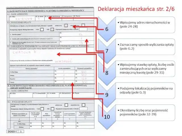 Formularz IN-1 wz&oacute;r wypełniony przykład