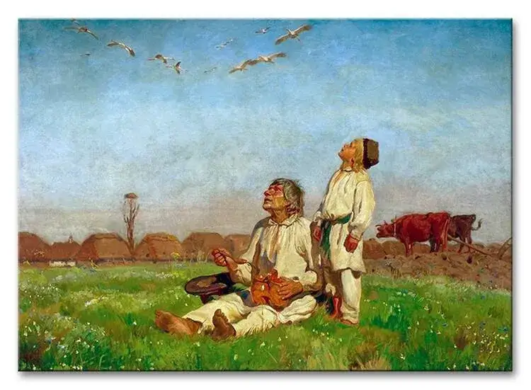 Józef Chełmoński Bociany