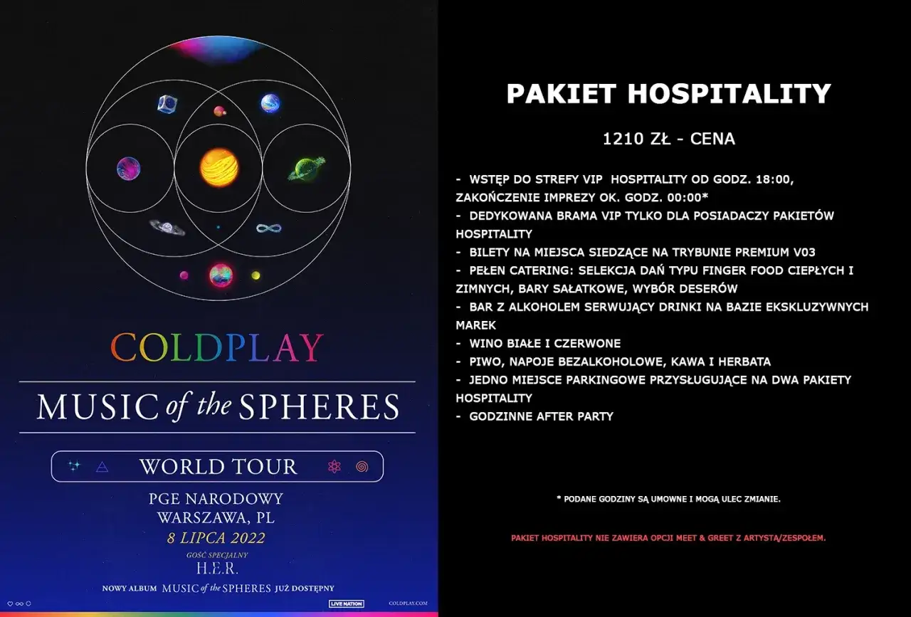 Zdjęcie Ile kosztuje bilet na koncert Coldplay? Ceny, które Cię zaskoczą