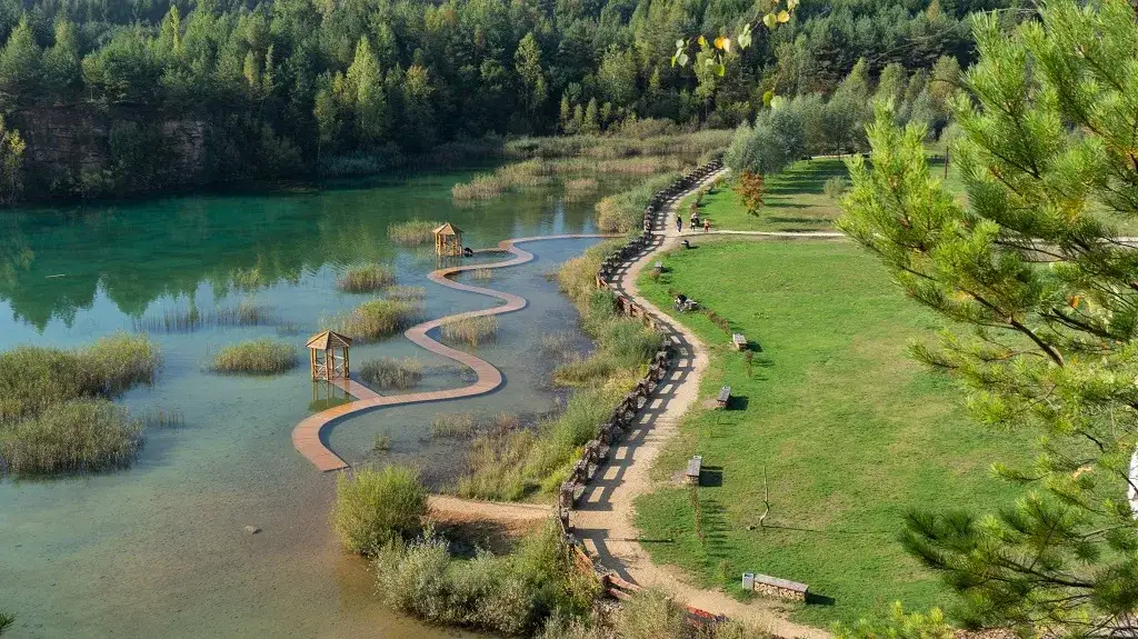 Park Gródek Jaworzno polskie Malediwy