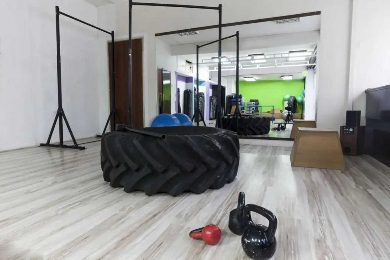 box crossfit wnętrze trening